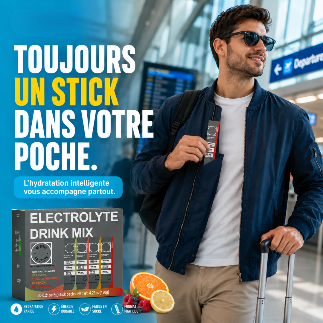 Moodli Boost — Sticks électrolytes énergie & hydratation à emporter partout